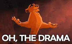 Oh The Drama Lion King GIF