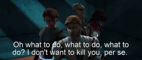 Oh What To Do Cartoon GIF