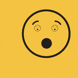 Ohh Emoji Loop Shock GIF