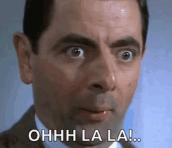 Ohh La Mr Bean GIF