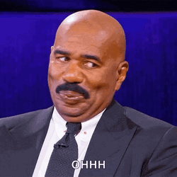 Ohh Steve Harvey Raising Eyebrows GIF