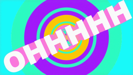 Ohhhh Spinning Letters Graphics Design Meme GIF