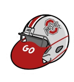 Ohio State Buckeyes Football Helmet Animated GIF