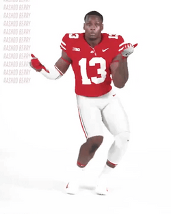Ohio State Football Player Rashod Berry Dancing GIF