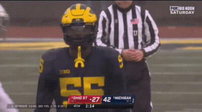 Ohio State Vs Michigan Football Game GIF
