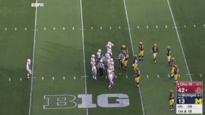 Ohio State Vs Michigan Football Game GIF