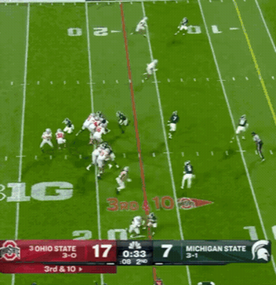 Ohio State Vs Michigan State Football Game GIF