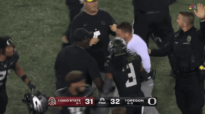Ohio State Vs Oregon 31-32 Football Game GIF