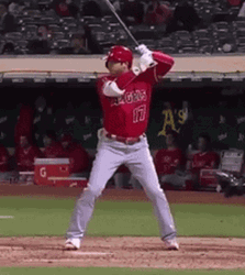 Ohtani Bat Strike GIF