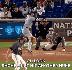 Ohtani Oh Look Shohei Just Hit GIF