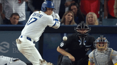 Ohtani Swinging At A Pitch GIF