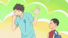 Oikawa Teasing Baka Kageyama  GIF