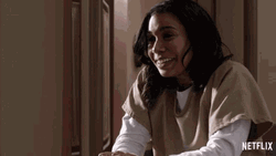 Oitnb Character Laughing Then Crying GIF