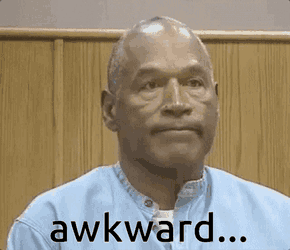 Oj Simpson Awkward GIF