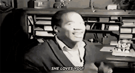 Oj Simpson She Loves You GIF