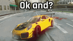 Ok And Car Crashing In Game GIF