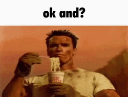 Ok And Man Eating Noodles GIF