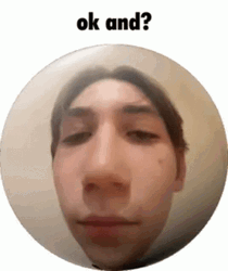 Ok And Man Fisheye Effect GIF