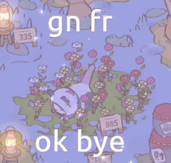 Ok Bye Aesthetic Cat Garden Meme GIF