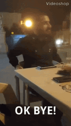 Ok Bye Leaving With Chair Meme GIF
