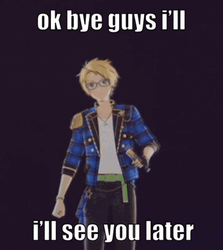 Ok Bye Makoto Yuuki Ensemble Stars GIF