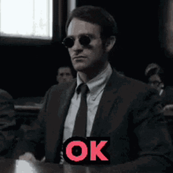 OK Daredevil GIF