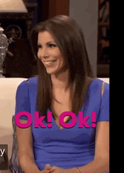 Ok Ok Hands Up Heather Dubrow GIF