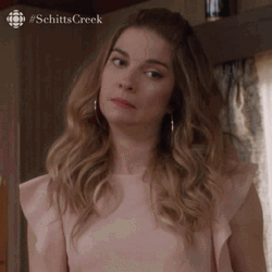Ok Then Annie Murphy Schitts Creek GIF