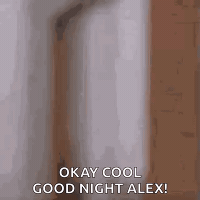 Okay Cool Good Night Alex GIF