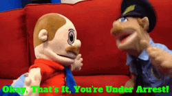 Okey That's You're Under Arrested GIF