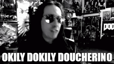 Okily Dokily Doucherino Man Wearing Shades GIF