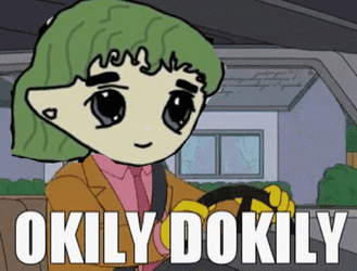 Okily Dokily Ned Flanders With Milady Head GIF