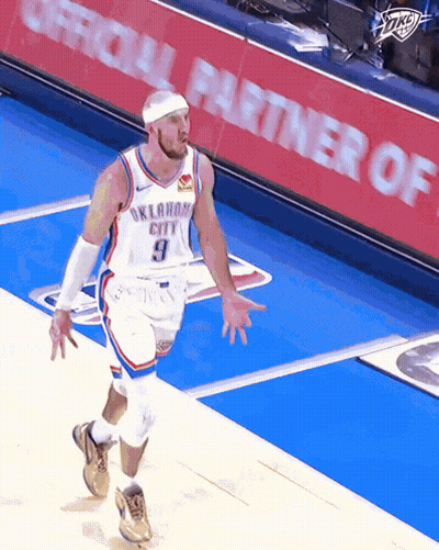 Oklahoma City Basketball Player Walking GIF