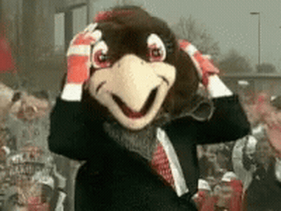 Oklahoma State University Game Day Poster With Basketball GIF