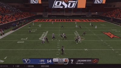 Oklahoma State Vs BYU Football Game GIF