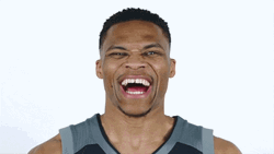 Oklahoma Thunder Buddy Russell Westbrook Big Laugh GIF