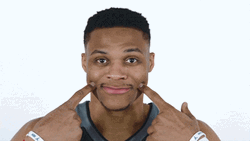 Oklahoma Thunder Buddy Russell Westbrook Big Smile GIF