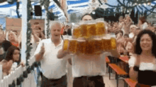 Oktoberfest Beer Mugs GIF