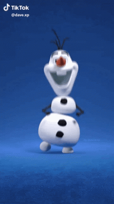 Olaf From Frozen On TikTok GIF