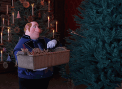 Olaf Frozen Christmas Surprise GIF