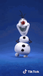 Olaf Frozen Funny Tiktok Dance GIF