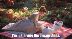 Olaf Living The Dream GIF