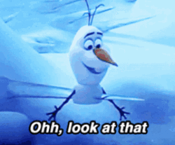 Olaf Oh Look At That GIF