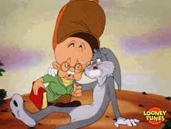Old Elmer Fudd Old Bugs Bunny GIF