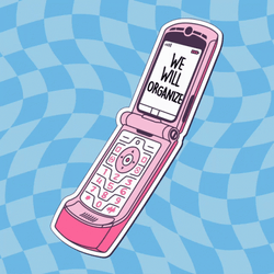 Old Flip Phone Cartoon GIF
