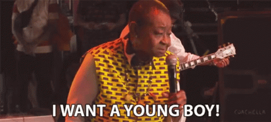 Old Grandma Cougar Wants Young Boy GIF