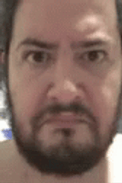 Old Guy Hairy Face GIF