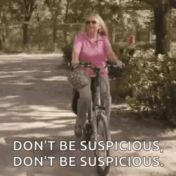 Old Guy Seems Suspicious GIF