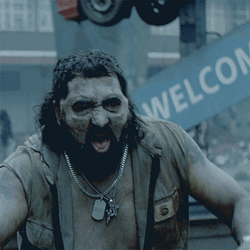 Old Guy Zombie Scary Face GIF