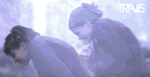 Old Guys Watching Storm Hitting GIF